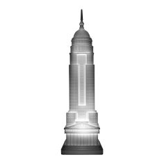 Empire Lamp Metal Finish with Cable