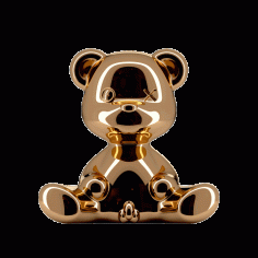 Teddy Boy Lamp Metal Finish with Cable - Image 2