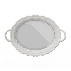 Plateau Miroir - White
