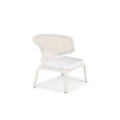 Seashell Lounge Chair with Cushions, Stackable