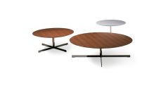 Bob Coffee Table - Leather Top - Image 3
