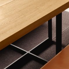 b Solitaire Table & Bench - Image 6