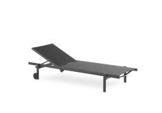 Up Chaise Longue with Wheels (Outdoor)