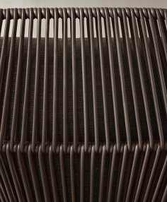 Prince Cord Armchair with Footstool - Image 4