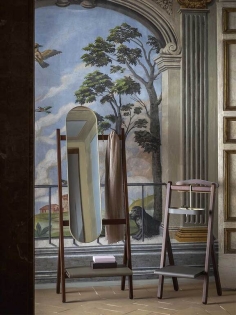 Ren Standing Mirror with Hangers - Image 3