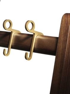 Ren Standing Mirror with Hangers - Image 2