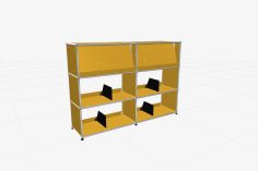 USM Vinyl Display Cabinet 3x2 X Symbol - Image 2