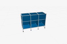 USM Vinyl Storage Cabinet x3 X Symbol - Image 2