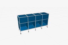 USM Vinyl Storage Cabinet x4 X Symbol - Image 2
