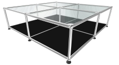 USM Haller Glass Coffee Table