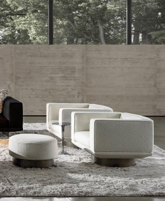 Sally Ottoman with Castors - Image 2