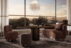 Yves Round Lounge Armchair - Image 2